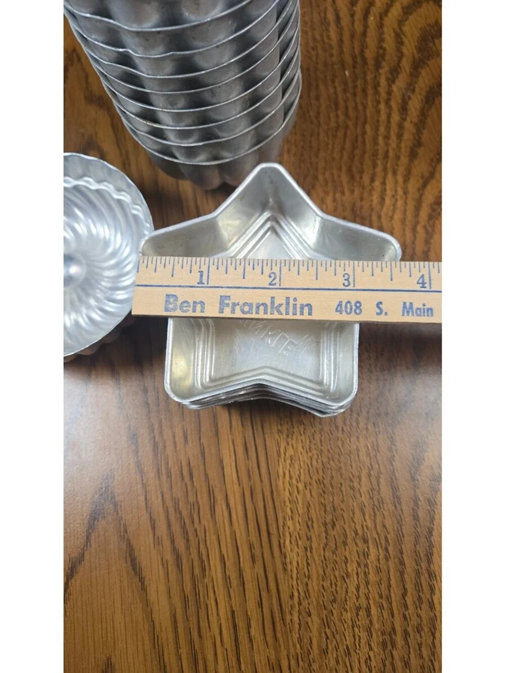 Vintage Aluminum Baking Molds Set - Various Shapes